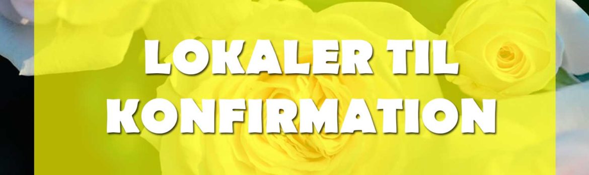 konfirmationslokaler